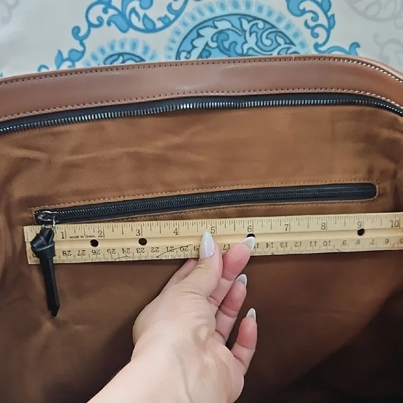 Ted Baker Tan Weekend Bag with Black Accents - Picture 10 of 13